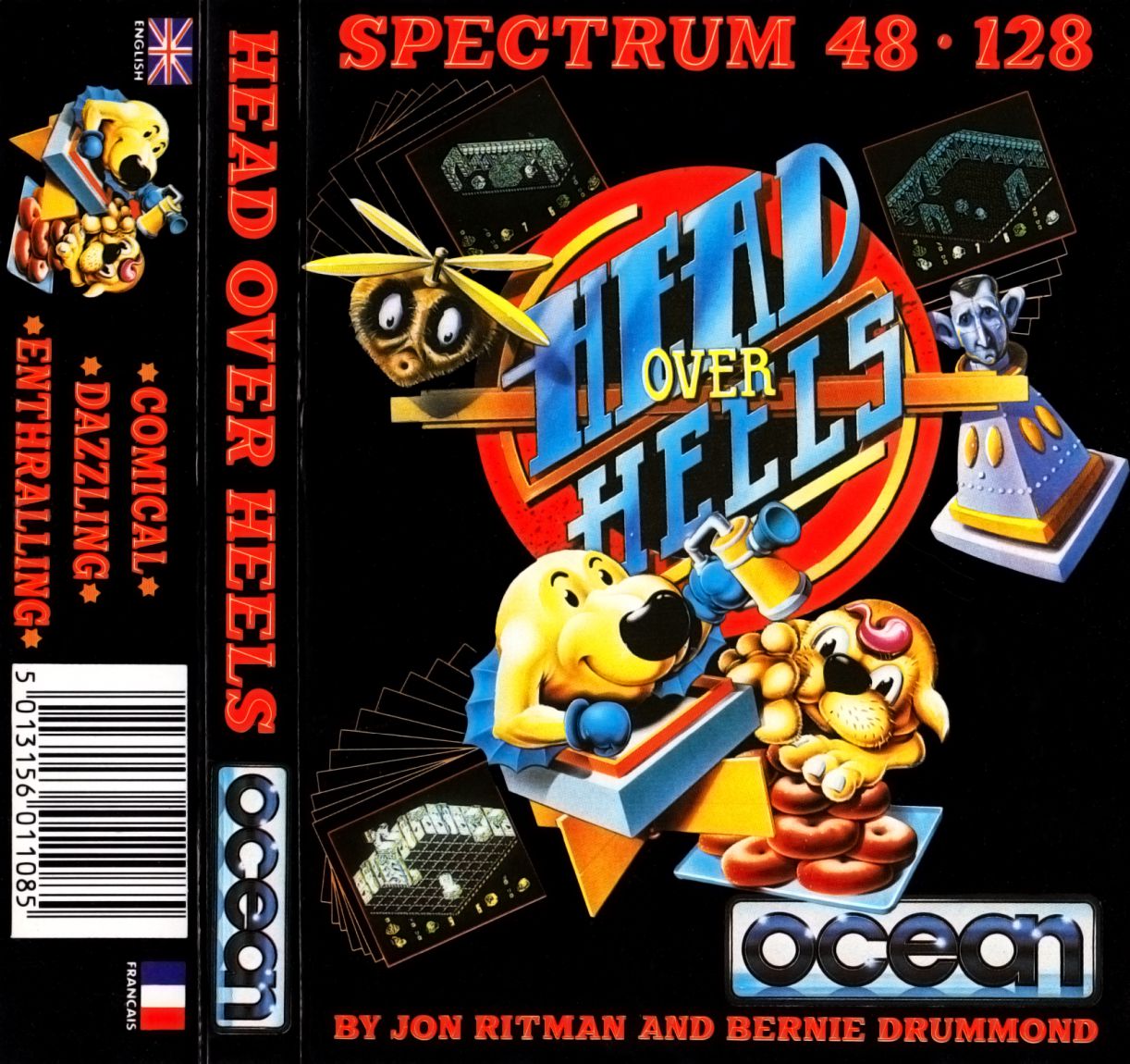 Head over Heels original cassette inlay